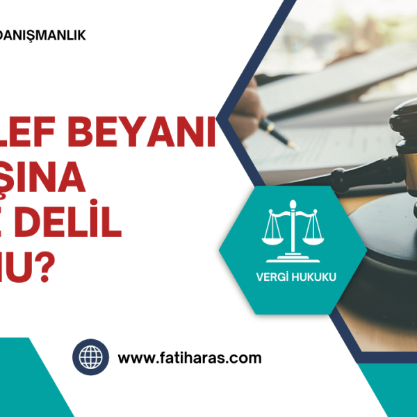 Mükellef Beyanı Aleyhe Delil Olur Mu