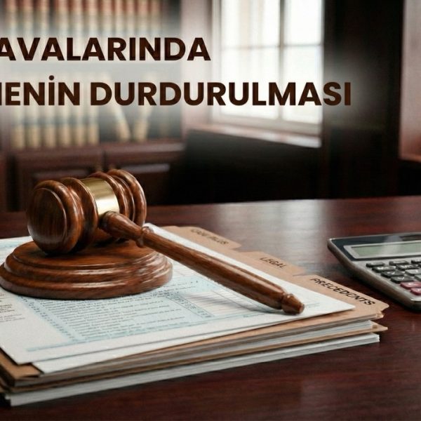 Vergi Davalarında Yürütmenin Durdurulması