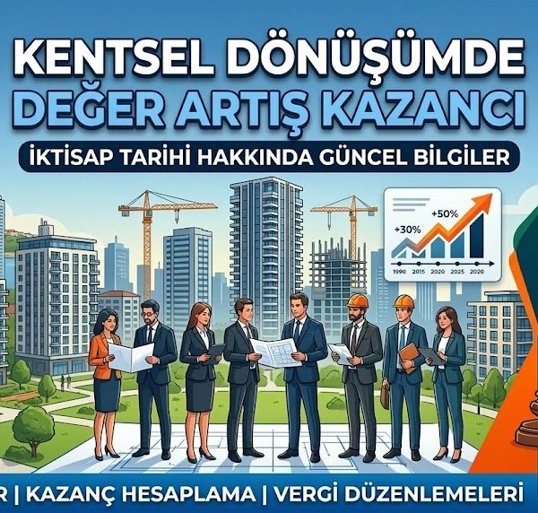 Kentsel Dönüşümde Değer Artış Kazancı İktisap Tarihi