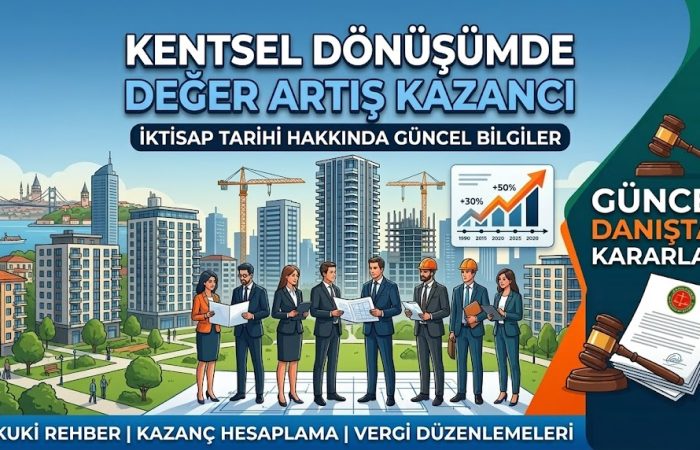 Kentsel Dönüşümde Değer Artış Kazancı İktisap Tarihi