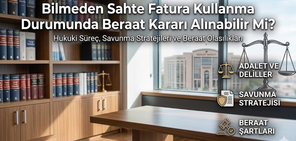 Bilmeden sahte fatura kullanma beraat