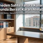 Bilmeden sahte fatura kullanma beraat