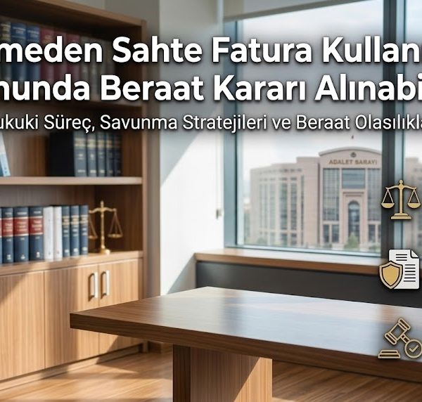 Bilmeden sahte fatura kullanma beraat