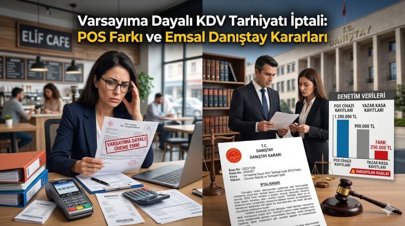 Varsayıma Dayalı KDV Tarhiyatı İptali Danıştay Varsayıma Dayalı KDV Tarhiyatı İptali