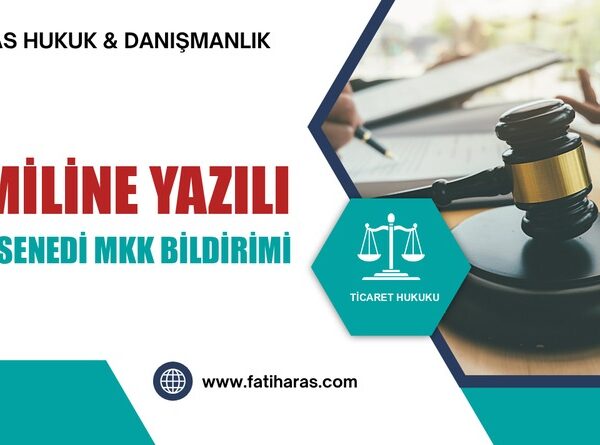 Hamiline Yazılı Hisse Senedi MKK Bildirimi