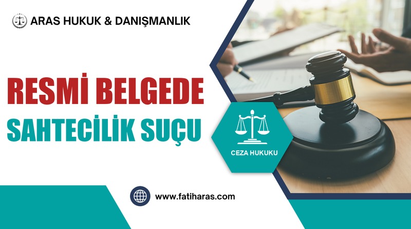 Resmi Belgede Sahtecilik Suçu
