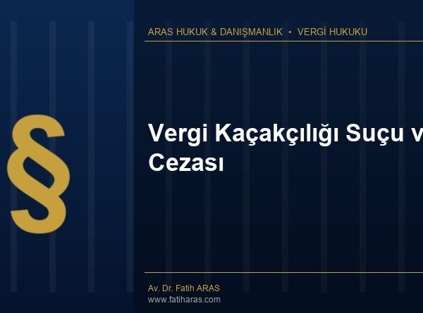 Vergi Kaçakçılığı Davaları - VUK 359