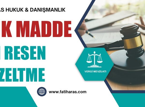 VUK Madde 121 Resen Düzeltme