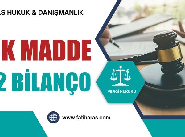 VUK Madde 192 Bilanço