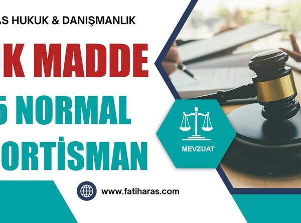 VUK Madde 315 Normal Amortisman