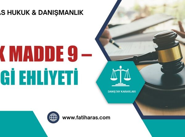 VUK Madde 9 – Vergi Ehliyeti