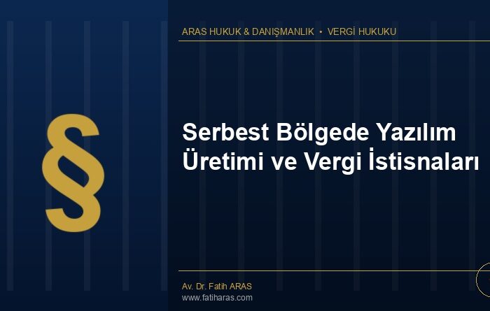 Serbest Bölgede Yazılım Üretimi ve Vergi İstisnaları