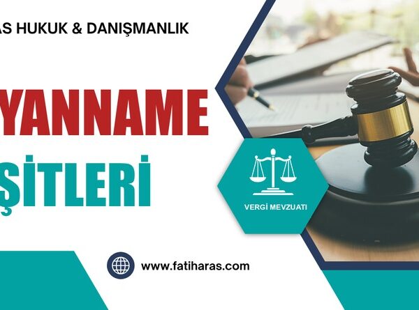 GVK Madde 84 – Beyanname Çeşitleri