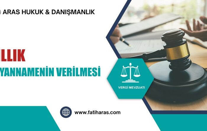 GVK Madde 92 Yıllık Beyanname