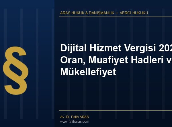 Dijital Hizmet Vergisi 2026: Oran, Muafiyet Hadleri ve Mükellefiyet