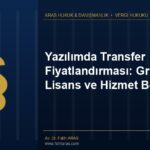 Yazılımda Transfer Fiyatlandırması: Grup İçi Lisans ve Hizmet Bedelleri
