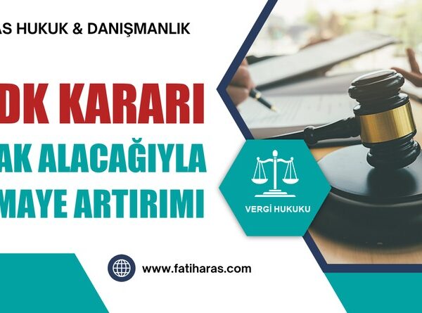 VDDK: Ortak Alacağıyla Yapılan Sermaye Artırımında İndirim Yok