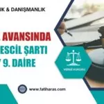 Sermaye Avansında Aynı Yıl Tescil Şartı: 9. Daire Kararı